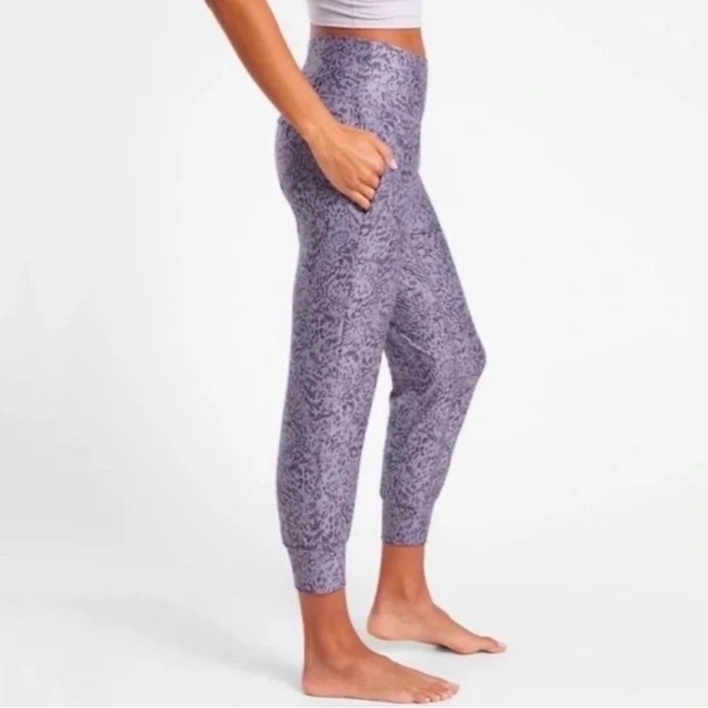 Athleta Lavender Patterned Joggers - image 3
